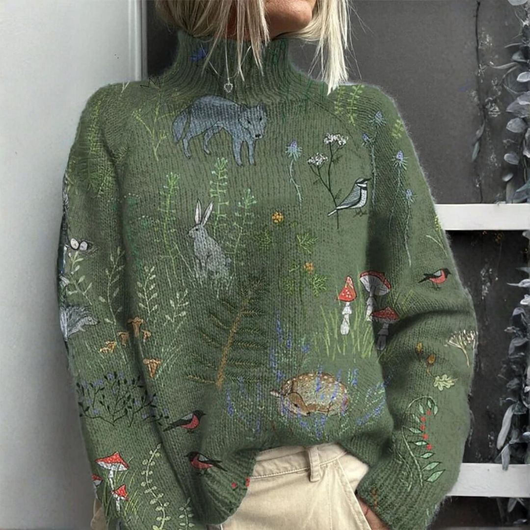 Ashley | Suéter de Cuello Alto Cálido y Elegante