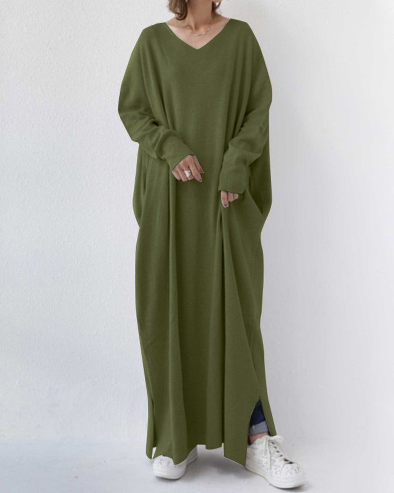 Sofia™ | Elegante vestido largo de invierno para mujer con mangas largas