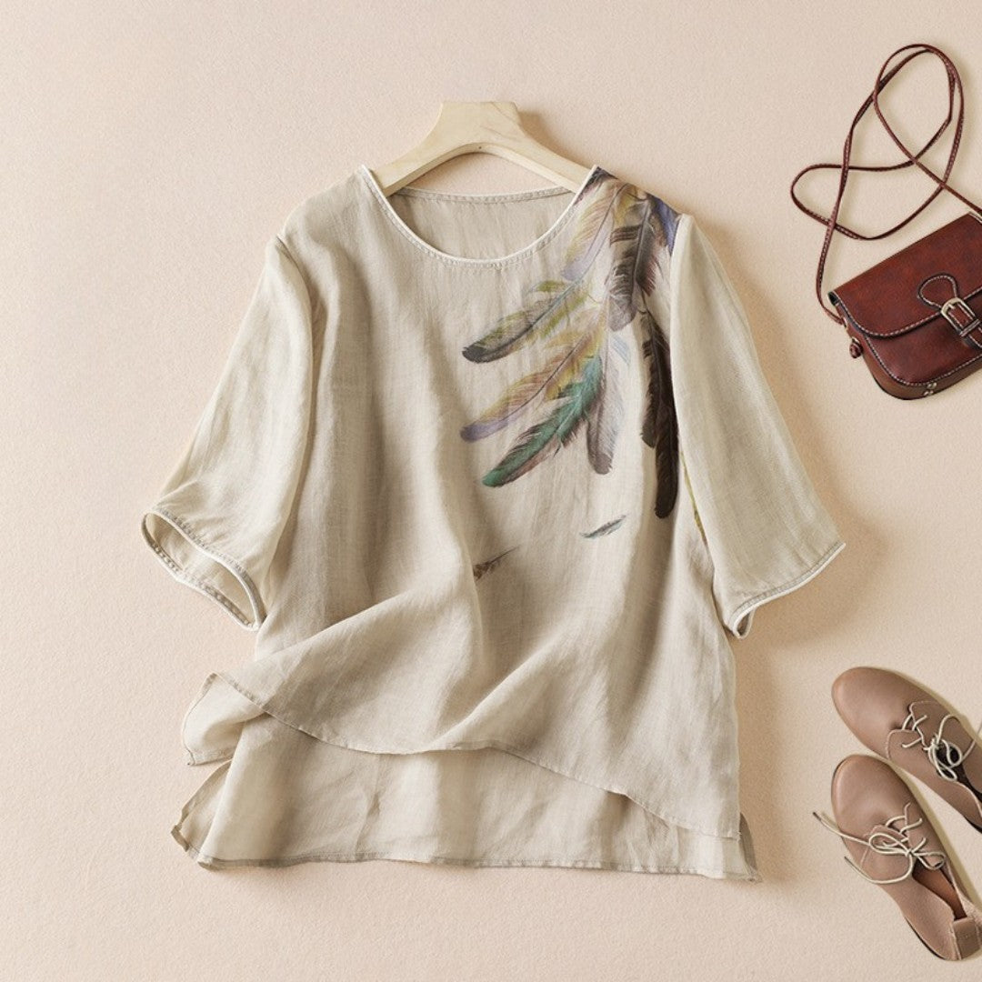 Laurienne™ | Camiseta estampada