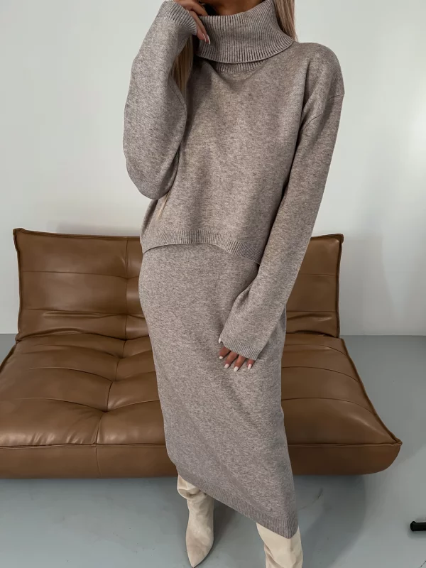 Nicole - Conjunto de punto otoño/invierno para mujer