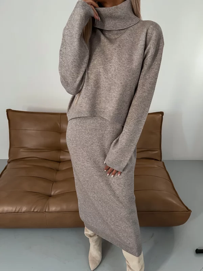 Nicole - Conjunto de punto otoño/invierno para mujer