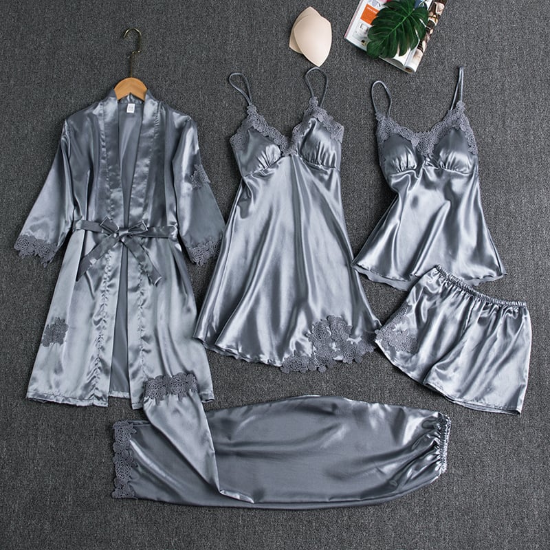 Helene | Conjunto de pijama de 5 piezas de Mujer