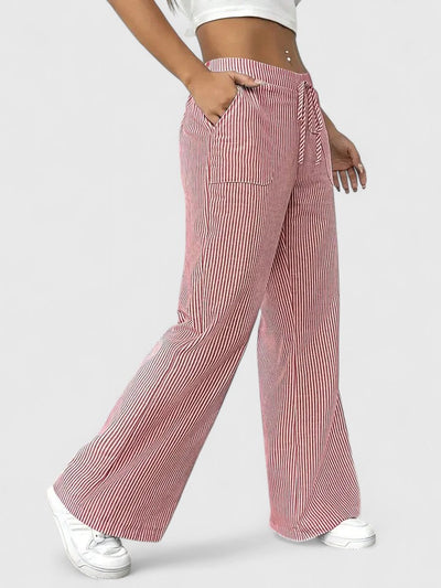 Dominique | Pantalones anchos y cómodos con detalles elegantes