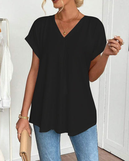 irenne - Camiseta de Manga Corta para Mujer