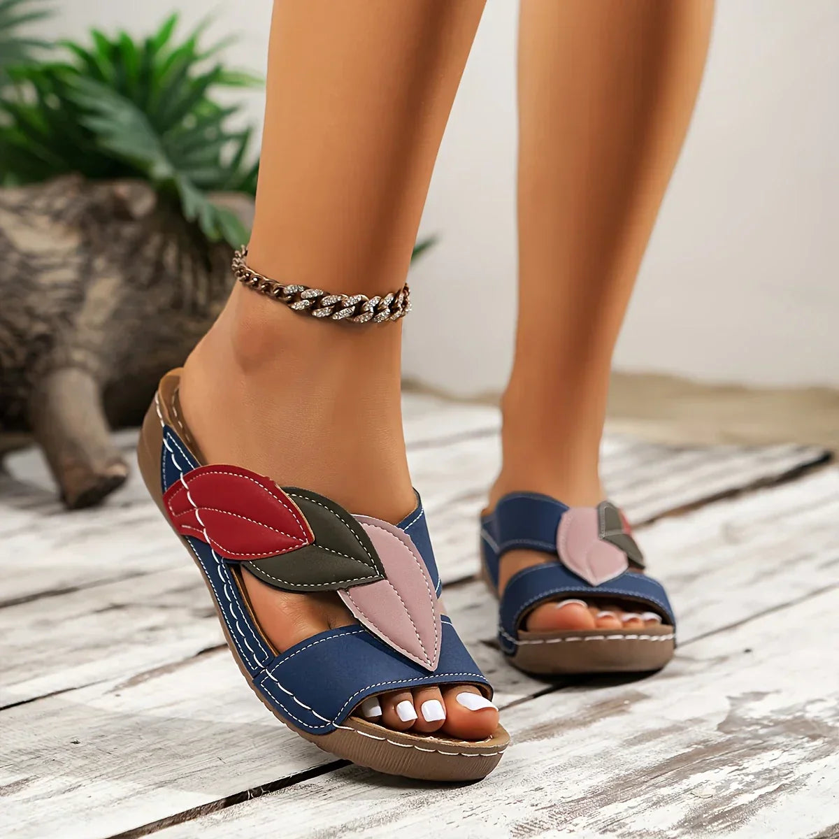 Solveig™ – Sandalias sin cordones