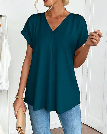 irenne - Camiseta de Manga Corta para Mujer