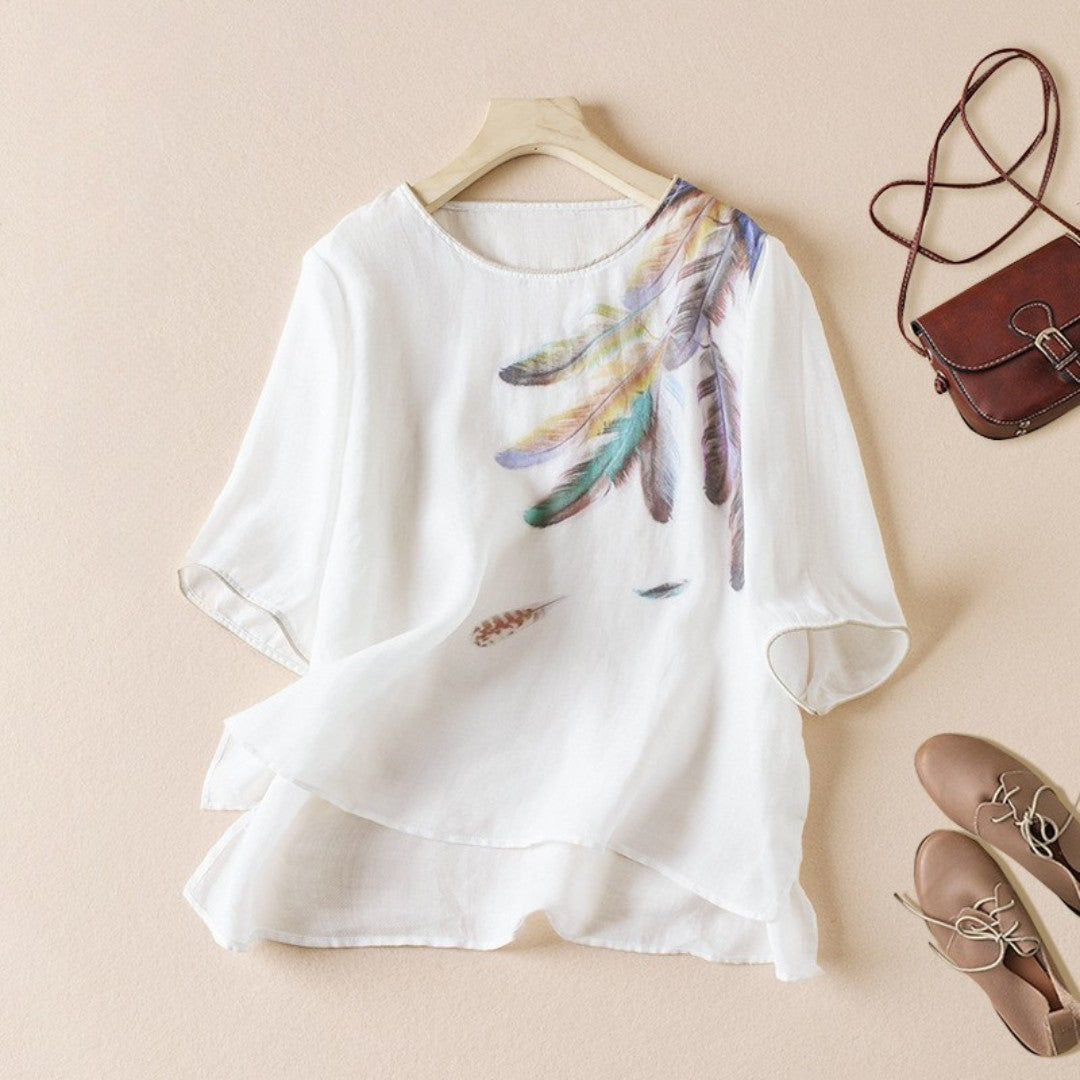 Laurienne™ | Camiseta estampada