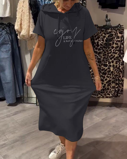Saskia™ | Vestido casual con capucha
