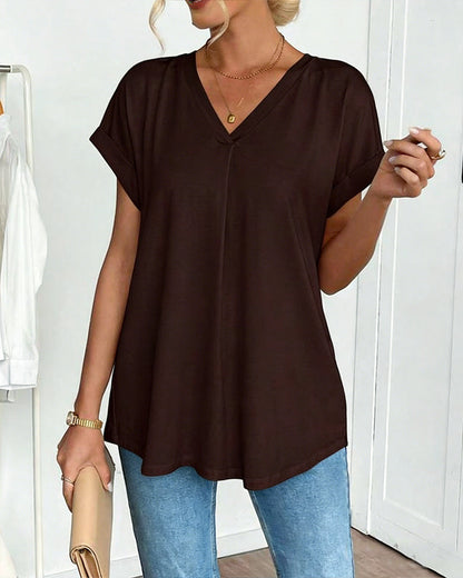 irenne - Camiseta de Manga Corta para Mujer
