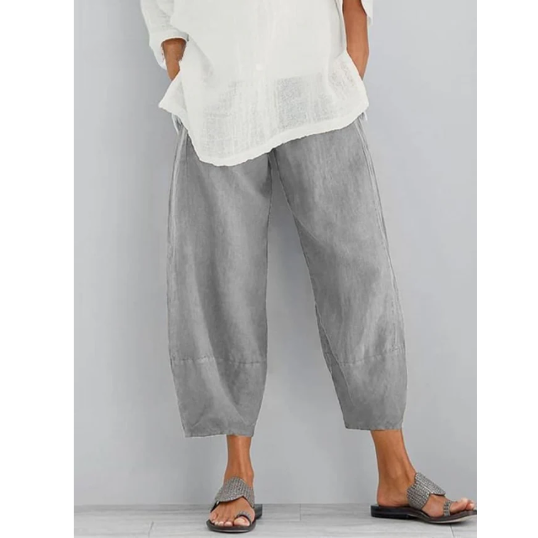 Marina | Pantalones de Lino Sin Esfuerzo para Mujer