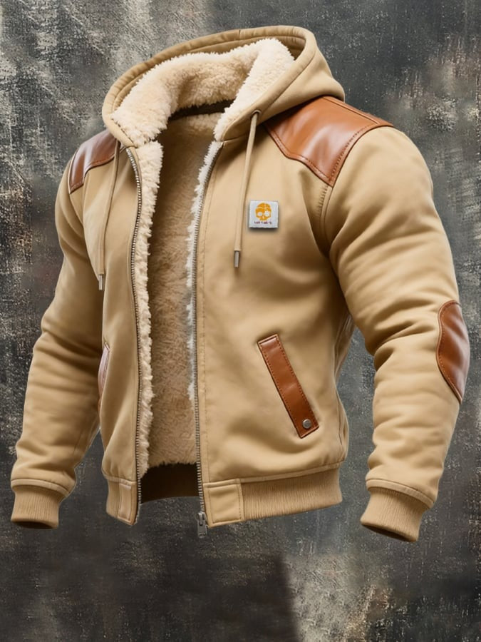Luca - Chaqueta Vintage de Suede para Hombre