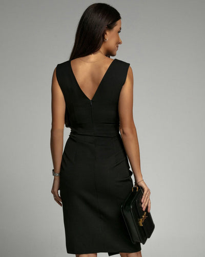 Fresia™ | Elegante vestido entallado con escote en V