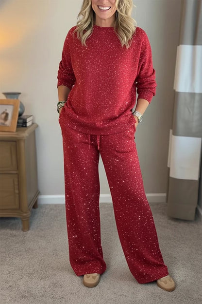 Xalviere | Conjunto Casual Brillante para Mujer