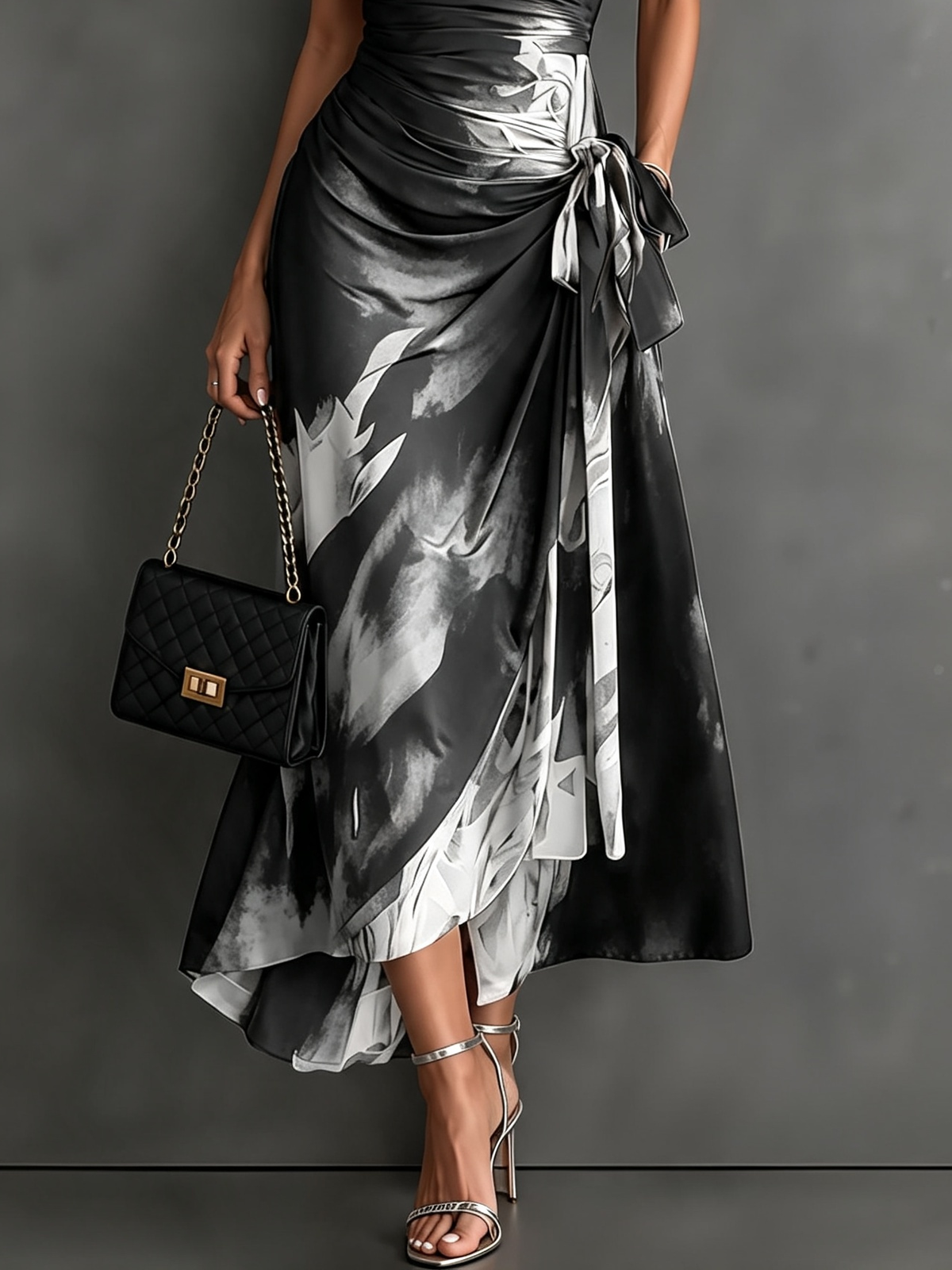 Andréa – Vestido Largo Cruzado para Mujer