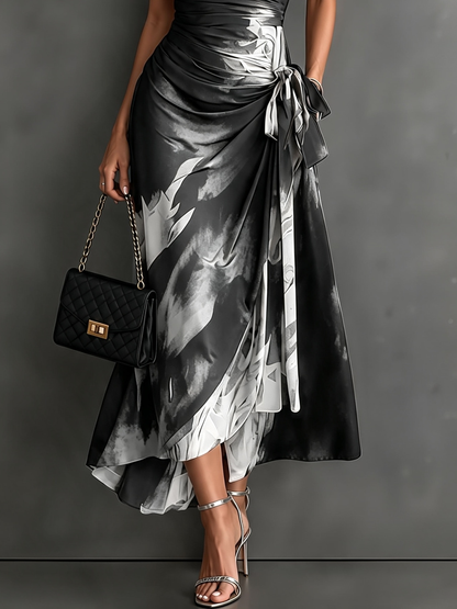 Andréa – Vestido Largo Cruzado para Mujer