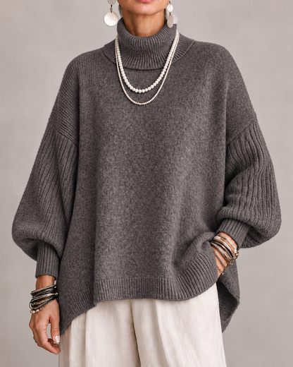 Kathleen | Suéter Elegante de Cuello Alto para Mujer