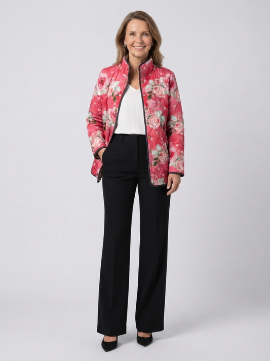 DELACROIX | Chaqueta Acolchada Rosas Empolvadas Christine
