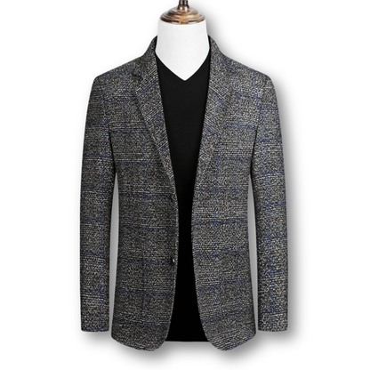 Domenico | Blazer Elegante en Tejido Escocés