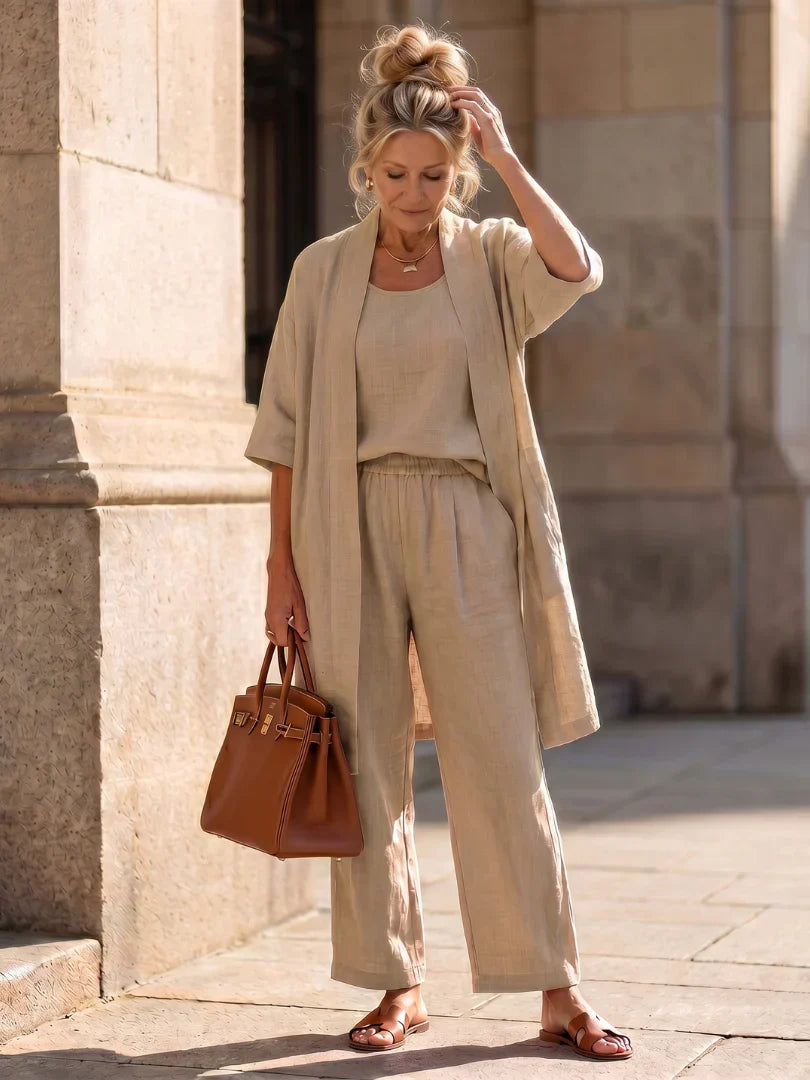 Linnea | Conjunto de Lino Ligero para Mujer
