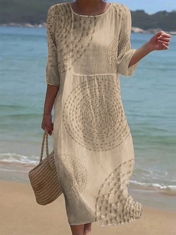 Nisha - Vestido casual bordado para Mujer