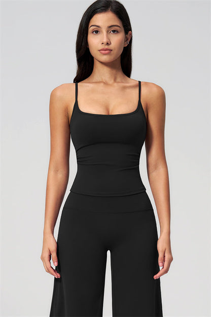 Nexus - El Conjunto de Top de Tirantes y Pantalones Cortos de Pierna Ancha para Mujer