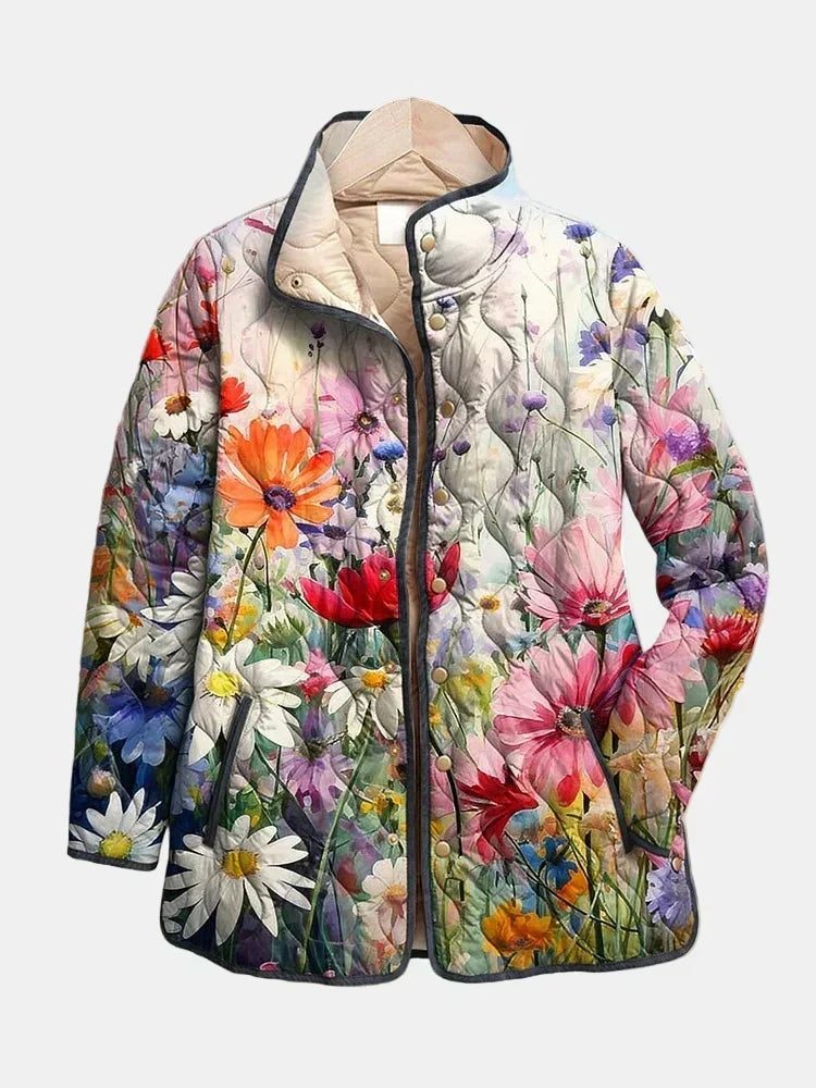 DELACROIX | Chaqueta Acolchada Flores del Campo Manon
