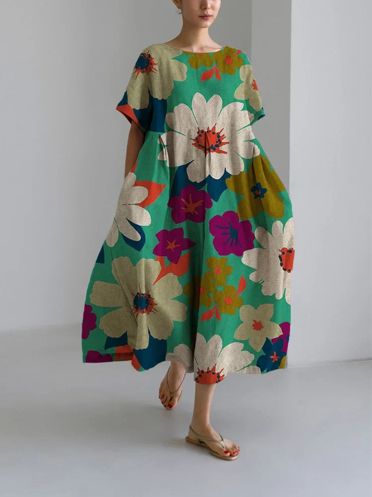 LILY - VESTIDO CON FLORES DE COLORES