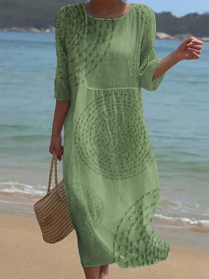 Nisha - Vestido casual bordado para Mujer