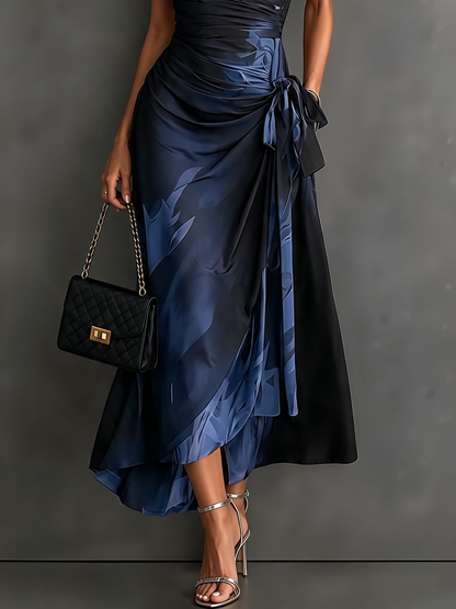 Andréa – Vestido Largo Cruzado para Mujer