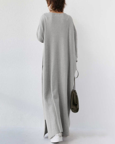 Sofia™ | Elegante vestido largo de invierno para mujer con mangas largas