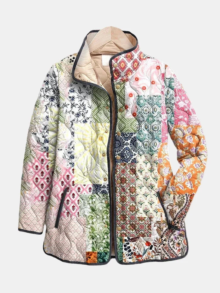 DELACROIX | Chaqueta Acolchada Patchwork Bohemio Florencia