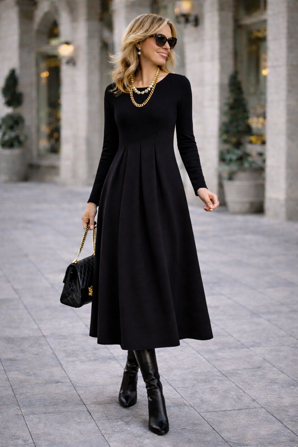 Eliara™ | Vestido largo elegante e intemporal