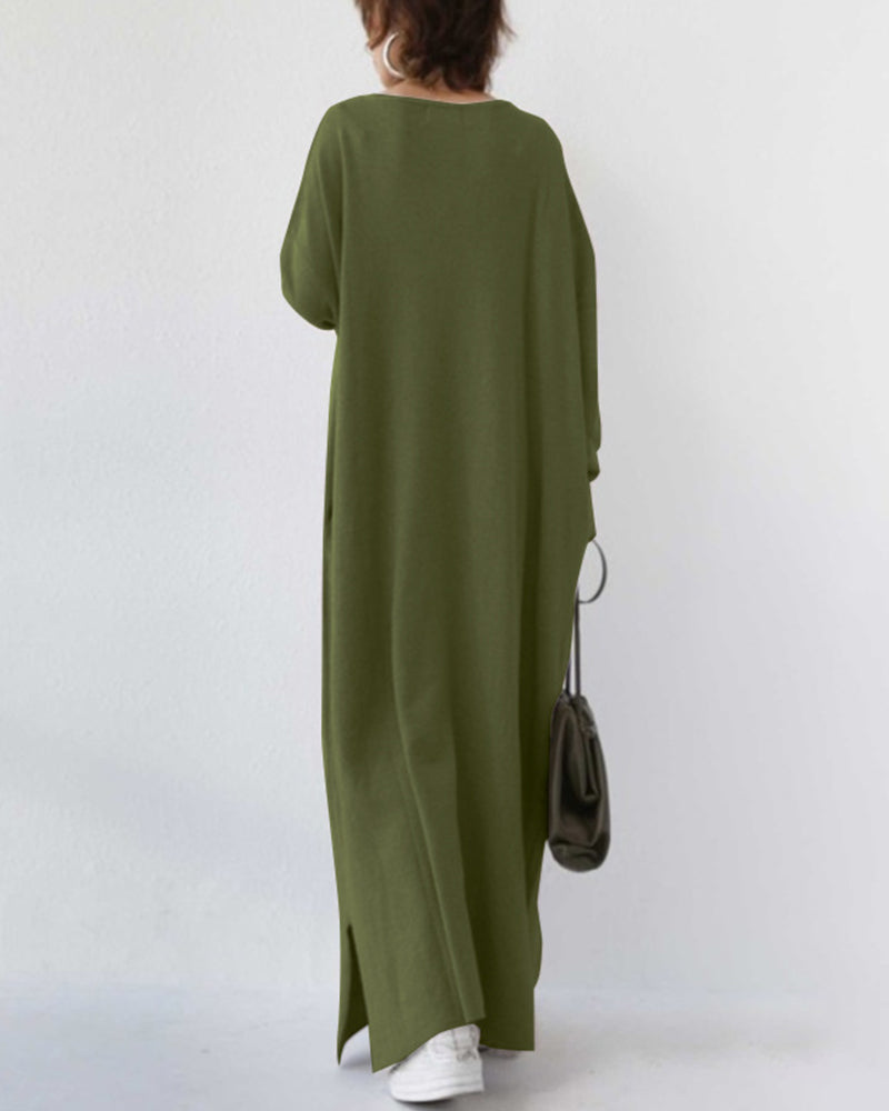 Sofia™ | Elegante vestido largo de invierno para mujer con mangas largas