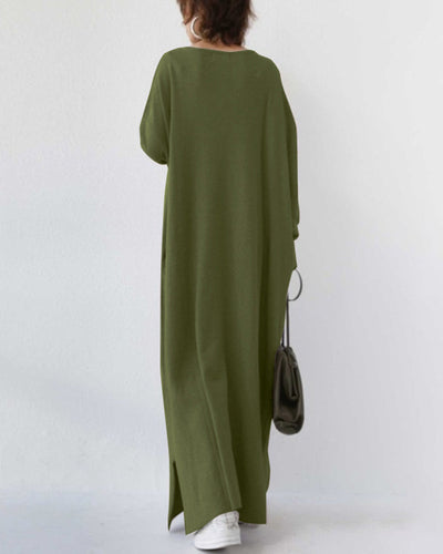 Sofia™ | Elegante vestido largo de invierno para mujer con mangas largas