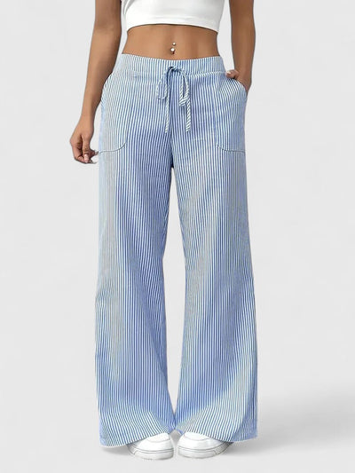 Dominique | Pantalones anchos y cómodos con detalles elegantes