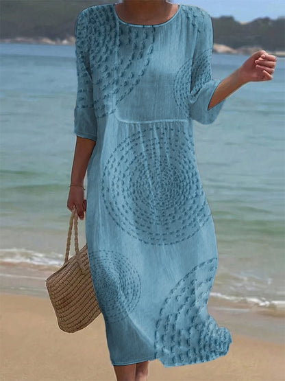 Nisha - Vestido casual bordado para Mujer