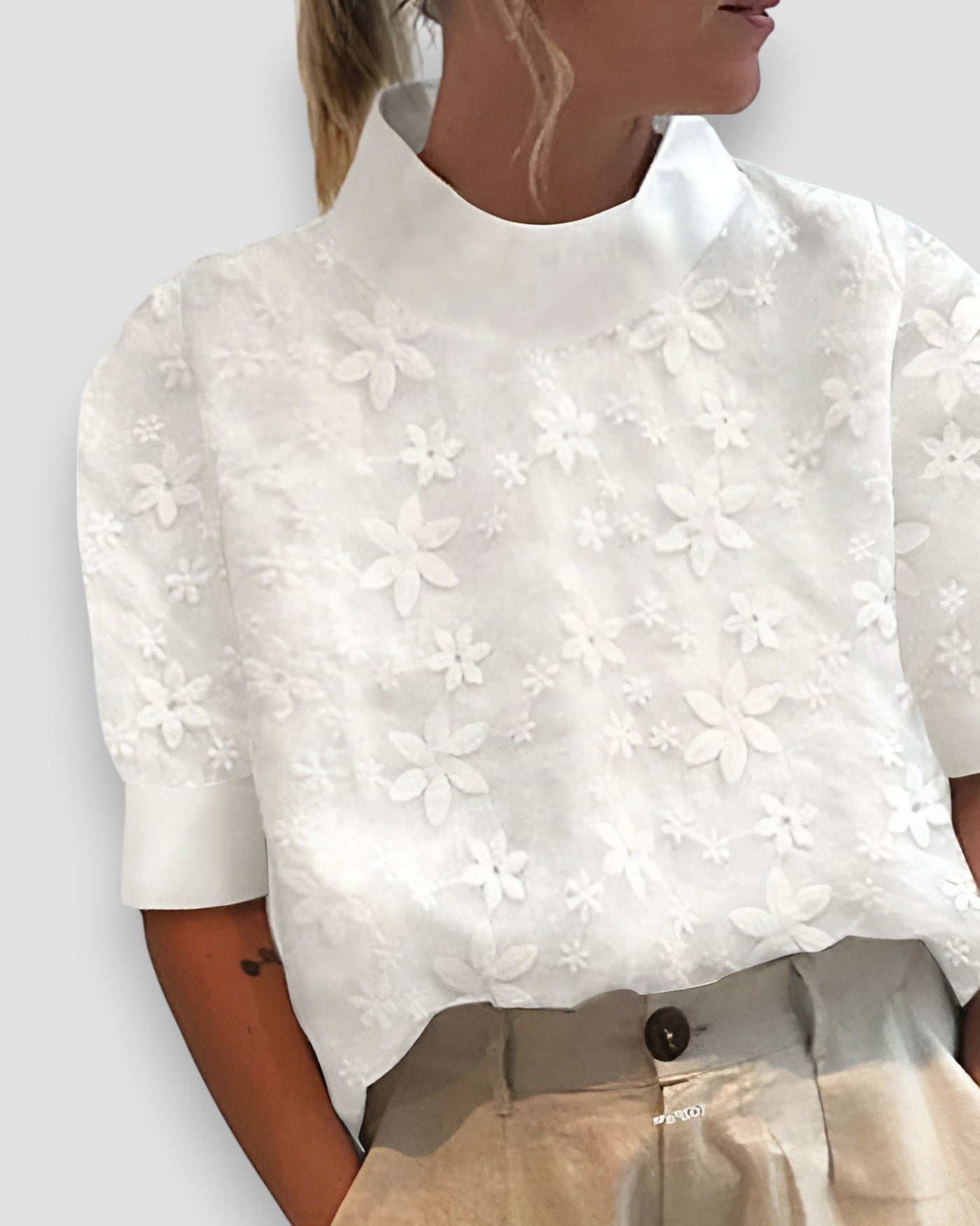 Ruby - Blusa elegante con flores