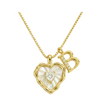 Élisara - Collar corazón personalizado elegancia eterna para Mujer