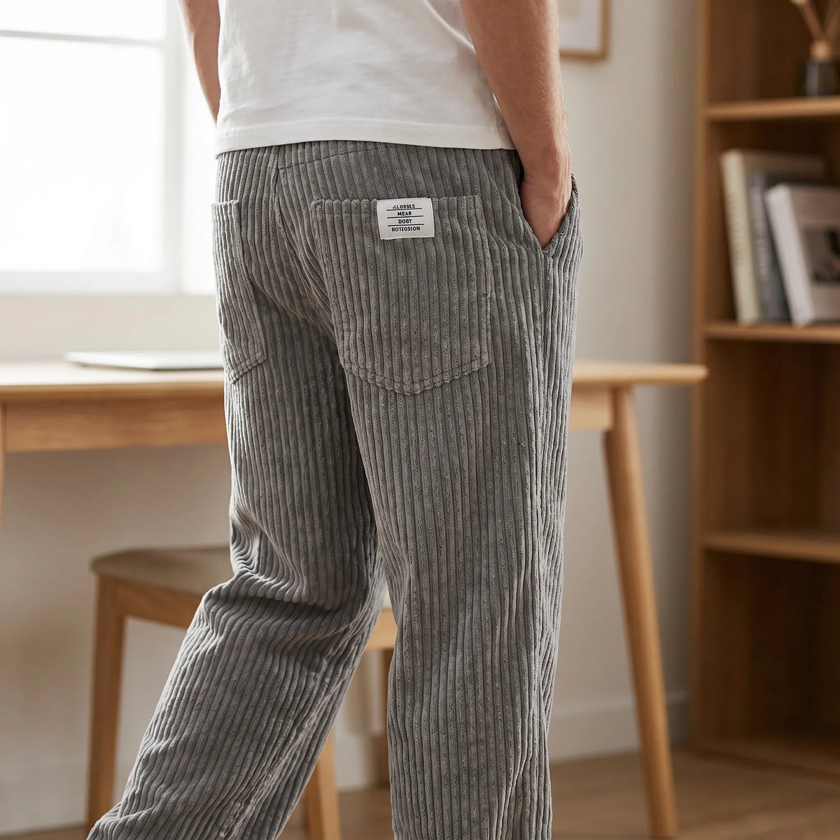 Varel | Pantalones de pana con cintura elástica para Hombre