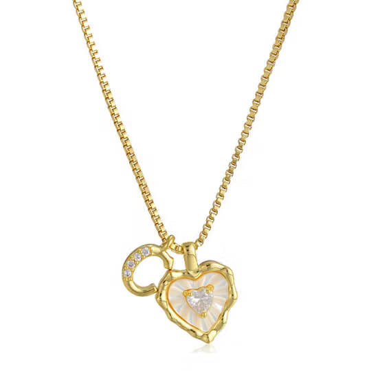 Élisara - Collar corazón personalizado elegancia eterna para Mujer