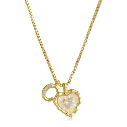 Élisara - Collar corazón personalizado elegancia eterna para Mujer