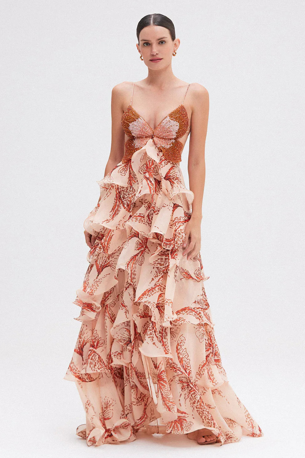 Nahia | Vestido con volantes para Mujer
