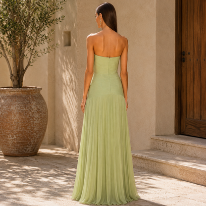 Almudena | Vestido Elegancia Sofisticada que Estiliza con Delicadeza para Mujer