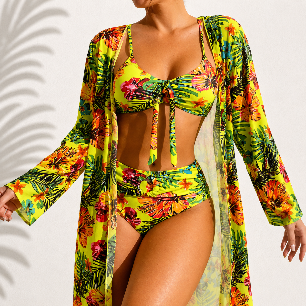 DANOIR | Bikini de 3 Piezas Elegante Tropical Marie para Mujer