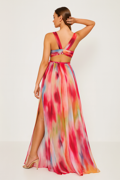 Freya™ | Vestido largo Pintura