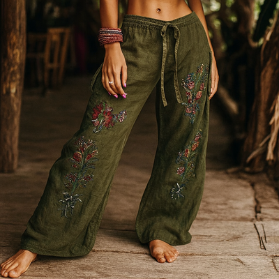 Lotte - Pantalones de yoga bohemios
