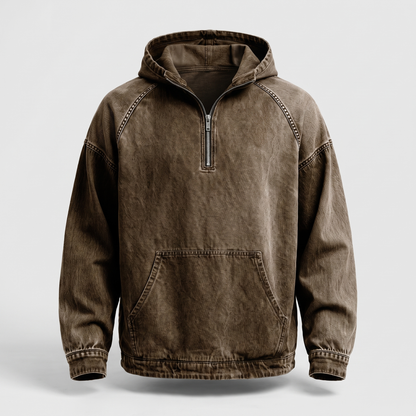 TON - CHAQUETA DE JEAN RIVINGTON CON MEDIA CREMALLERA PARA HOMBRE