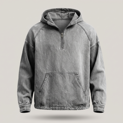 TON - CHAQUETA DE JEAN RIVINGTON CON MEDIA CREMALLERA PARA HOMBRE