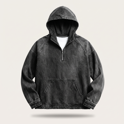 TON - CHAQUETA DE JEAN RIVINGTON CON MEDIA CREMALLERA PARA HOMBRE