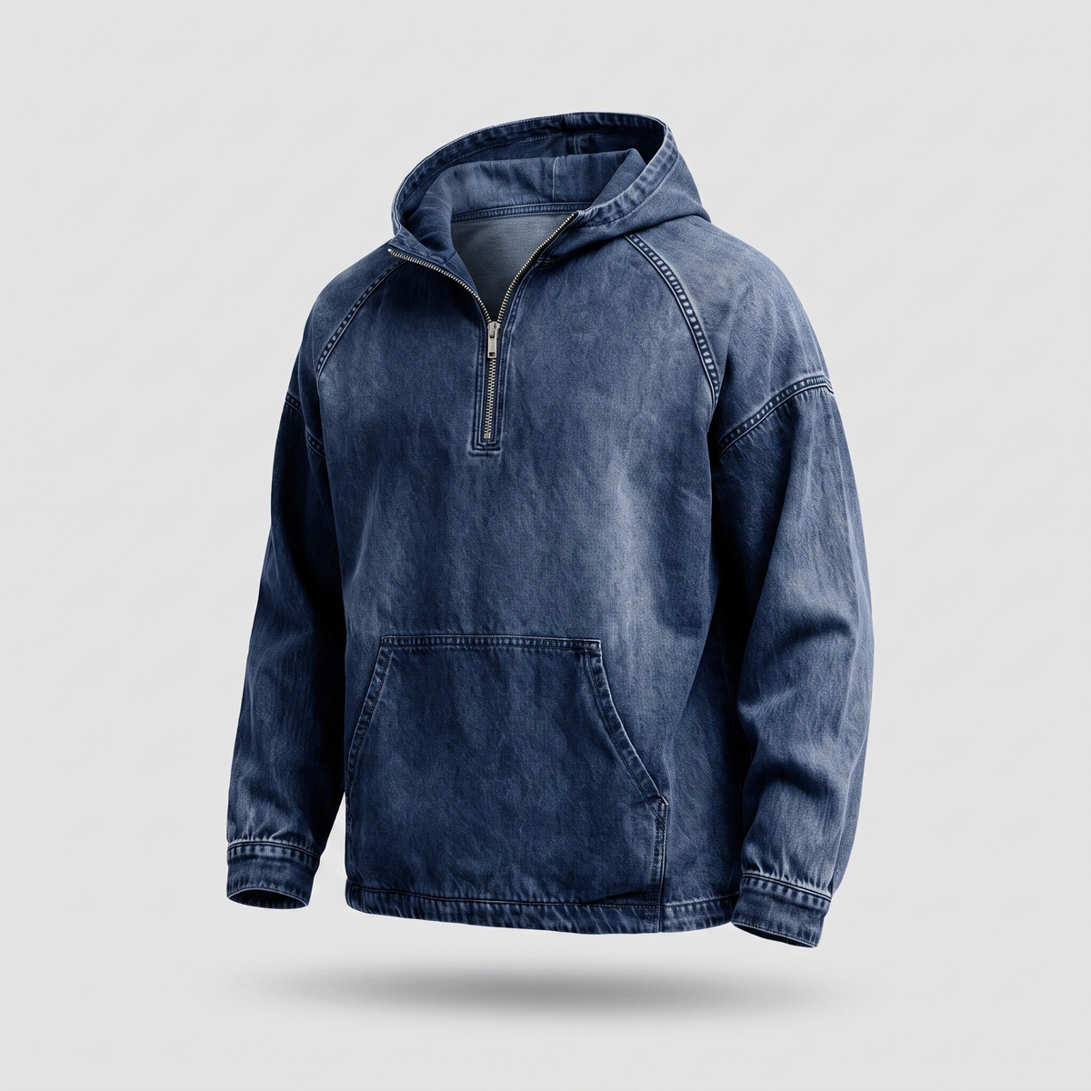 TON - CHAQUETA DE JEAN RIVINGTON CON MEDIA CREMALLERA PARA HOMBRE